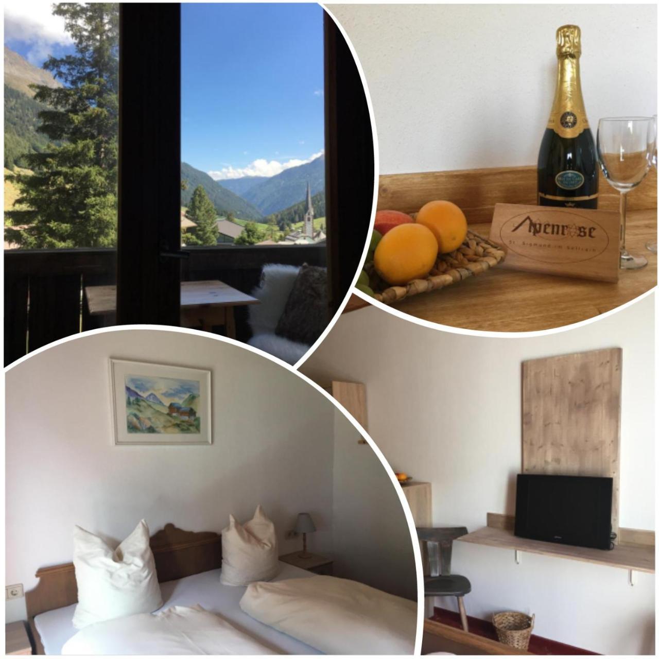 Pension Alpenrose Sankt Sigmund im Sellrain ภายนอก รูปภาพ